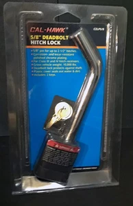 New in Factory Packaging 5/8" Deadbolt Hitch Lock Chrome Plated Two Keys - Picture 1 of 3