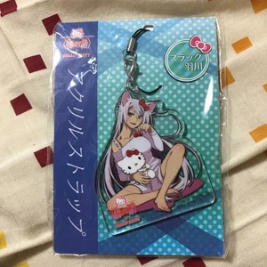 Bakemonogatari sanrio figure acrylic strap key chain Black Hanekawa Japan m641 2 - Picture 1 of 4