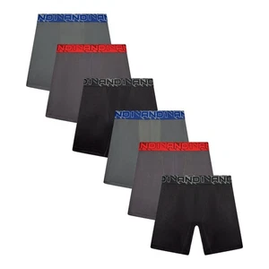 2XL (44"-46") 6-Pack And1 Underwear Mid Length 7.5" Inseam Boxer Briefs Athletic - Picture 1 of 8