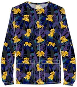 Tooniforms Cherokee Licensed Print Button Up Jaket TF323 LKLN Sensational Simba - Picture 1 of 1