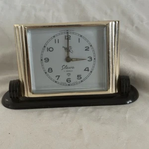 Vintage alarm clock Slava mechanical wind up clock, soviet USSR 11 Jewels - Picture 1 of 10