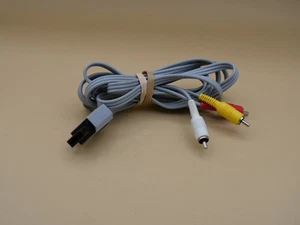 Official Nintendo Wii Composite Audio Video AV Cable RVL-009 OEM Genuine Used - Picture 1 of 2