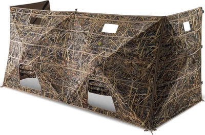 Hunting Blind Panel with Carrying Bag, 3-4 Person Pop-Up Waterfowl Blinds, Resil - Image 1 of 4