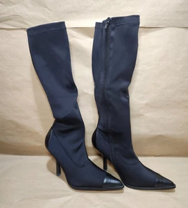 Chinese Laundry schwarze hochhackige Stretch-Stiefel Salvador schwarz mit Karton gebraucht, in einwandfreiem Zustand Größe auswählen - Bild 1 von 14