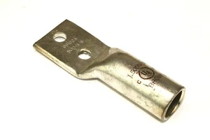 NSI OEC 98106A L 500N-38 Compression Lug Copper (Brown Die) 2 Hole 3/8" 500 MCM - Picture 1 of 2