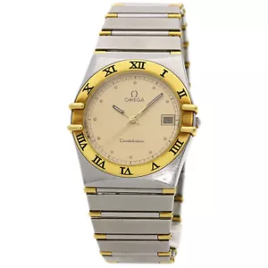 OMEGA Constellation flat bezel Watches Stainless Steel/SSxGP mens - Picture 1 of 24