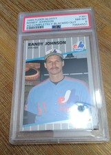 1989 Fleer Glossy Randy Johnson Rookie Card #381 PSA 8 Grade Pop 158