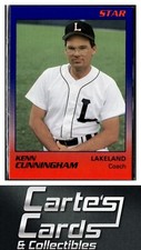 Kenn Cunningham 1989 Star Lakeland Tigers #27  Detroit Tigers Coach