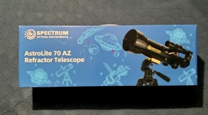 AstroLite ST-AZ30-70400 Black 70mm Aperture 400mm Focal Refracting Telescope OBO - Picture 1 of 19