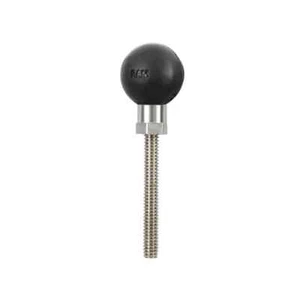 RAM Mount Stainless Steel Rod with 0.25"-20 Thread 1 inch Ball RAM-B-273U