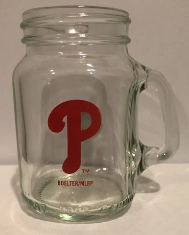 Philadelphia Phillies Boelter MLB Mason Jar Series 4oz Shot Glass FREE SHIP!! Cover