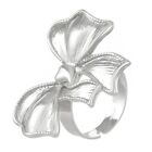 Bowknot Heart Rings For Ladies Adjustable Bow Women Girl Jewelry