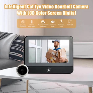 4,3in 1080P FHD digitale Türspion Kamera Viewer Tür Auge Tür IR Nachtsicht NEU - Bild 1 von 19