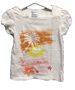 GAP Kids Sand in my Toes Short Sleeve T-Shirt Girls Size XS - Picture 1 of 3