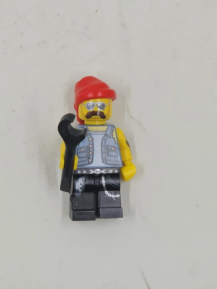 LEGO Motocicleta Mecánico Minifigura Serie 10 71001 Foto 1 de 2