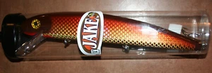 14" Jake Musky Mania Muskie Pike Crankbait Escala Metálica Carpa J14-640 - Imagen 1 de 1