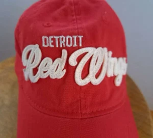 CCM Hockey Stitched Embroidered Detroit Red Wings Adjustable Hat - Picture 1 of 5
