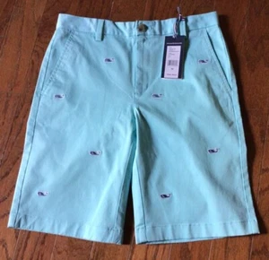 NWT Boy’s Vineyard Vines Sea Splash Breaker Shorts W/Whale Emb Size 16 - Picture 1 of 4