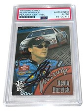 Kevin Harvick 2002 PRESS PASS VINTAGE NASCAR autographed card PSA CERTIFIED COA
