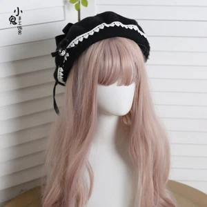 Lolita Girl WOOL FIBER Cap Cute Warm Cinnamoroll Handwork Beret Painter Hat - Picture 1 of 1