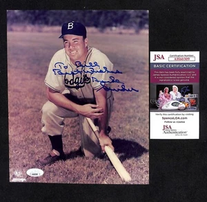 Duke Snider Signed Autograph 8x10 Photo - Dodgers - HOF Legend - JSA COA - Picture 1 of 2
