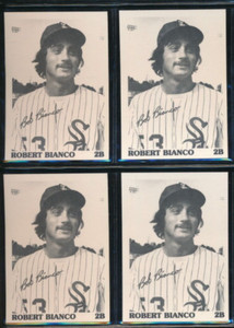 lot (4) 1975 TCMA Appleton Foxes Robert Bianco cool card swsw6