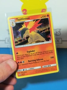 Typhlosion SM185 Cosmos Holo Black Star Promo Foil Pokemon Card 185 night - Picture 1 of 3