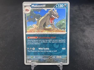 POKEMON TCG: SCARLET & VIOLET MABOSSTIFF 137/198 REVERSE HOLO UNCOMMON - Picture 1 of 2