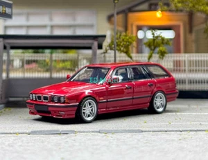 BN Mortal 1:64 Red E34 Touring Wagon Standard Sports Model Diecast Metal Car - Picture 1 of 10