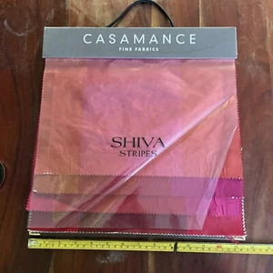 Casamance Fine Fabrice (shiva Stripes)Sample Book. - Picture 1 of 16