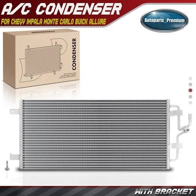 A/C AC Condenser for Chevrolet Impala Monte Carlo 2004-2005 Buick LaCrosse 2005 - Image 1 of 4