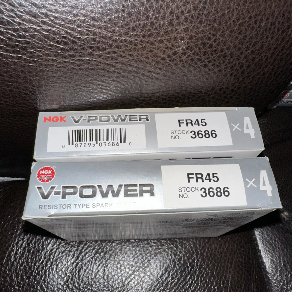 (QTY 4) NGK Spark Plug  V-power  FR45 3686  for Dodge / Plymouth / Chrysler - Image 1 of 1