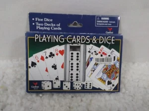 Classic Playing Cards & Dice - 2 Decks and 5 Dice by Cardinal - Picture 1 of 1