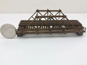 KIT - Pony Truss Bridge N Scale 1:160 Custom Designed Laser Cut Model Railroad - Picture 1 of 12