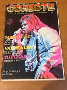 MEAT LOAF Cover 1981 MEXICO MAGAZINE The Clash Eagles Poster - Picture 1 of 1