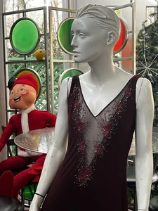 Laundry by Shelli Segal Womens formal Dress Burgundy Size 2  VINTAGE NEW Y2K - Picture 1 of 13