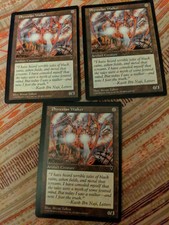 Phyrexian Walker x3, Visions Mtg - Magic the Gathering - Common All LP