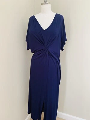 Vestido Mujer The Vanity Room Azul Marino Talla Grande Rayón Mujer Nuevo Foto 1 de 4