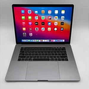 LATEST MACOS + APPLE 15 INCH MACBOOK PRO + WARRANTY + SSD + TOUCHBAR + 4.5GHz - Picture 1 of 10