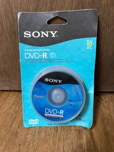 *NEW/SEALED* Sony Handycam Mini DVD-R 10-Pack 1.4GB 30-Min. Recordable Discs - Picture 1 of 2