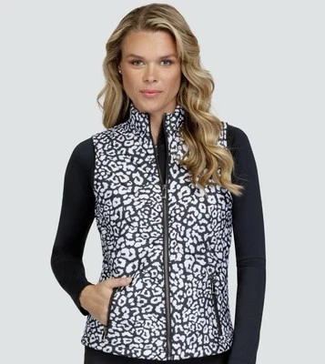 New TAIL Harlow Vest Onyx Leopard Women’s Size Small NWT - Image 1 of 4