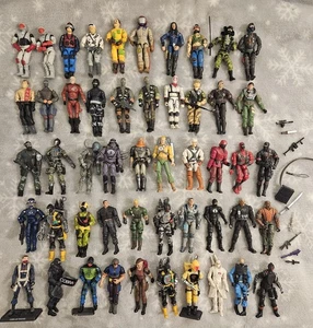Lot Of 50 GI Joe Action Figures Hasbro Cobra See Description - Picture 1 of 15