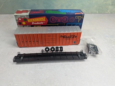 Roundhouse 3228 HO Scale 50' Hi-Cube Rib-Side Box Car D&RGW #91880 KIT READ - Image 1 of 2