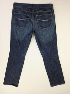 Gap 1969 30X30 Womens Real Straight Blue Denim 5 Pocket Jeans Size 30/10a - Picture 1 of 13
