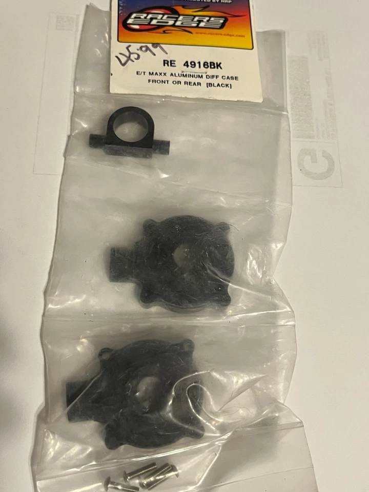 Racers Edge Aluminum Differential Case Set for Traxxas Emaxx & Tmaxx Trucks - image 1 of 1