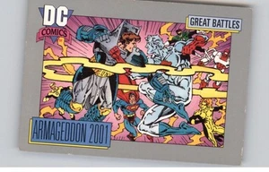 Tarjeta de Superman Justice League 2001 #165 Great Battles Armageddon de DC Comics - Imagen 1 de 2