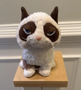 Ganz Grumpy gatto peluche usato delicatamente amato ha bisogno di essere adottato da un bambino amorevole - Foto 1 di 6