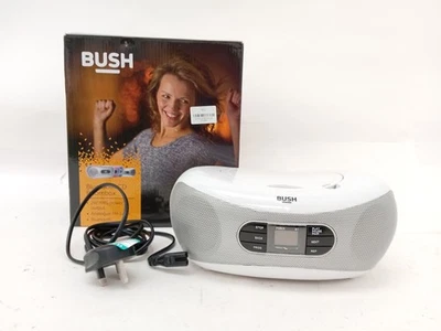 Bush Bluetooth CD Ghettoblaster tragbarer Radio Player mit Box und Netzstecker - Bild 1 von 4