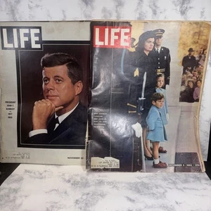 2 Different Life Magazine 1963 John F. Kennedy Memorial £Edition - Picture 1 of 10