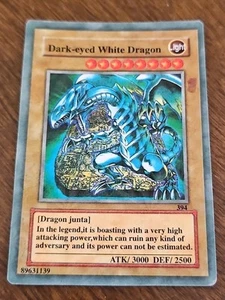 YUGIOH Dark Eyed White Dragon 394 Novelty Card - Picture 1 of 3